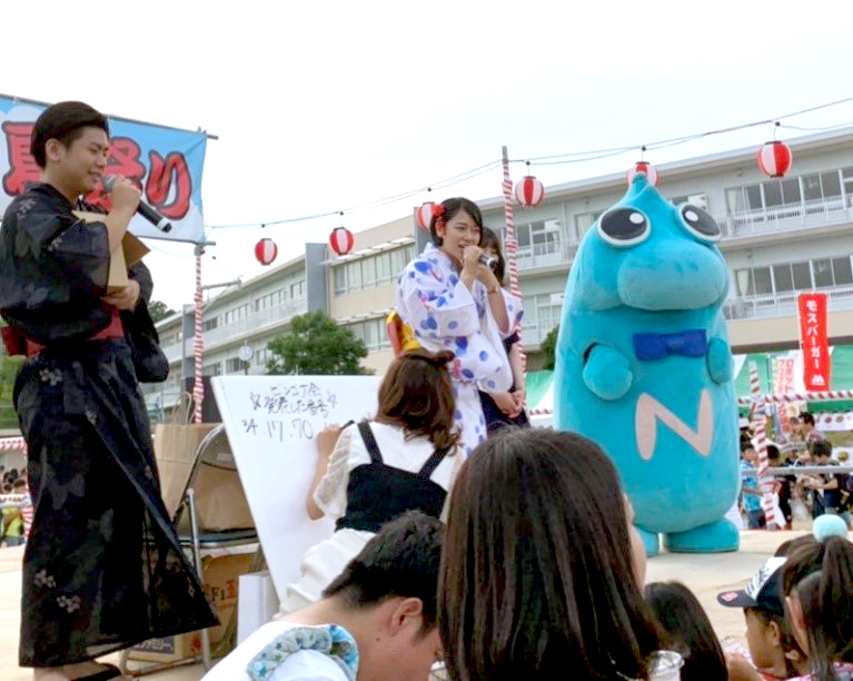 竹の山ふれあい夏祭り２０１９ビンゴ大会の様子