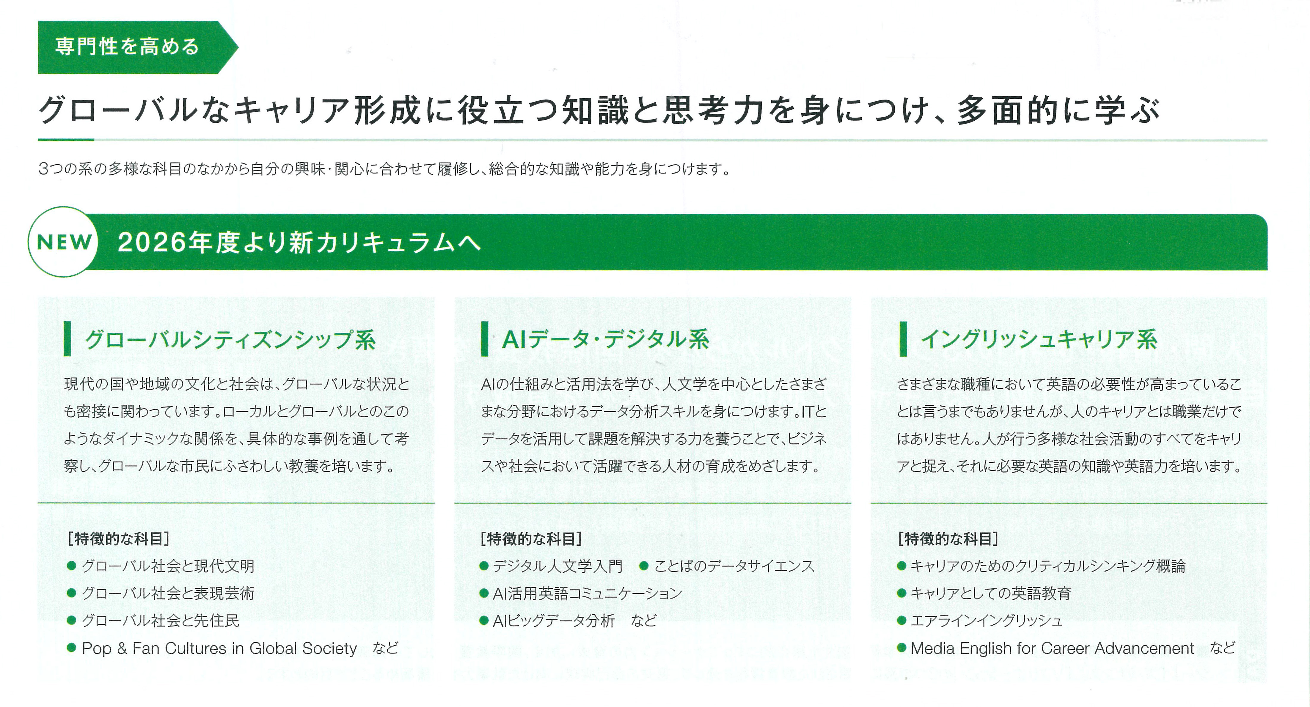 現代英語学科_学びの特色